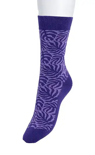 Bonnie Doon Botanical Leaf Sock - Elzinga Kousen