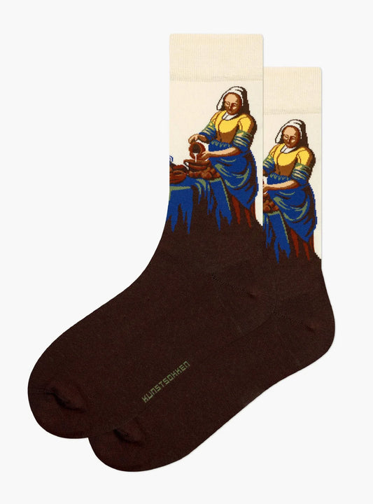 Kunstsokken Het Melkmeisje dames en heren sokken