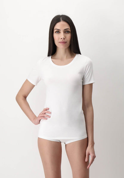 Oroblu Perfect Line Cotton shirt short sleeve - Elzinga Kousen