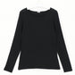 Oroblu Perfect Line Cashmere t-shirt long sleeve - Elzinga Kousen